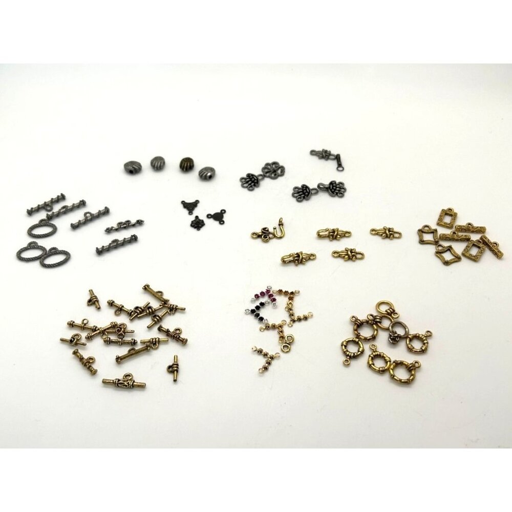 Jewelry Toggle and Hook Clasps Findings Mixed Metal DYI Bracelets & Necklaces